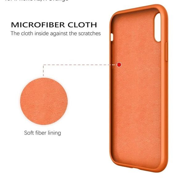 GUAGUA compatible with iPhone XS/X case 5.8 inch liquid silicone, soft gel - Picture 3 of 12